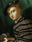 Portrait of a Young Man With a Book Lorenzo Lotto